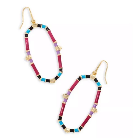 Kendra Scott
Essie Mixed Color Open Frame Drop Earrings in 14K Gold Plat… - Picture 2 of 5
